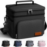 Leak-Proof Insulated Cooler Lunch Bag with 4 Pockets