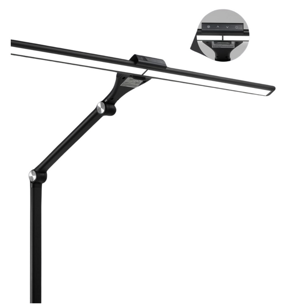 24W 31.5" Color Changing LED Desk Lamp W/ USB Charging Port