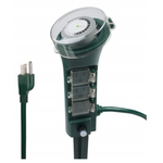 BN-LINK Power Strip With Programmable Mechanical Timer And Yard Stake