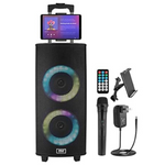 Pyle 700W Dual 8" Portable Bluetooth PA Speaker System