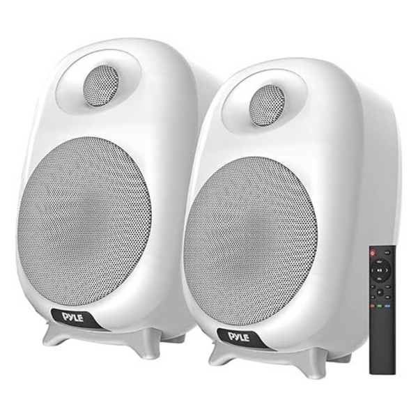PyleUsa HiFi 60W Powered Bluetooth Monitor Speaker Set