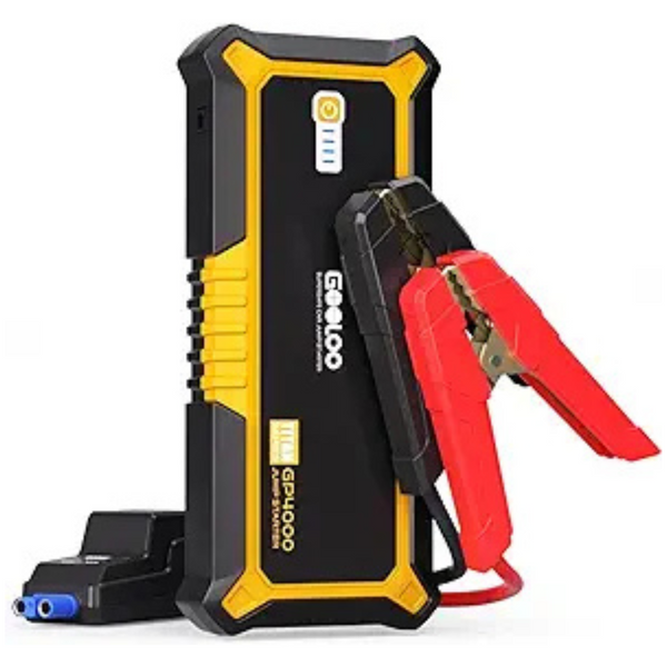 Gooloo Portable 4000A Jump Starter With USB Quick Charge and Type C Port