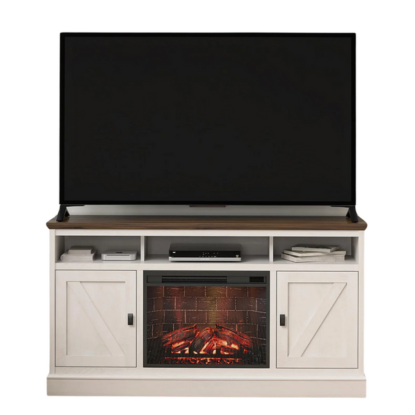 Ameriwood Home Ashton Lane Electric Fireplace TV Stand (4 Colors)