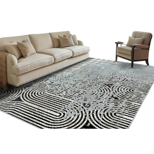 Bavni 3 x 5ft Stain Resistant Washable Non Shedding Area Rugs