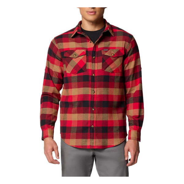 Columbia Men's Bearmouth Springs Roll Up Long Sleeve Flannel Shirt