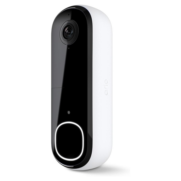 Arlo 2K 2nd Gen | Wire-Free/Wired Option Video Doorbell (White)