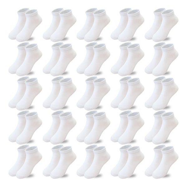 25 Pairs Kids Sports Ankle Athletic Socks