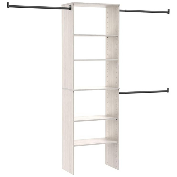 ClosetMaid SuiteSymphony Wood Closet Organizer Kit For 5-10Ft Spaces