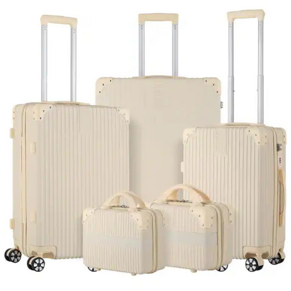 5-Piece Hikolayae Myrtle Springs Nested Hardside Luggage Set