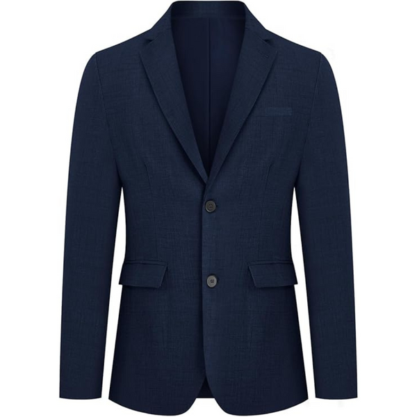 Runcati Men's Casual Two Button Business Regular Fit Sport Jacket