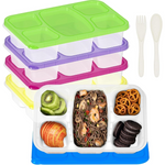5-Pack Bento Box Adults Lunch Box for Kids