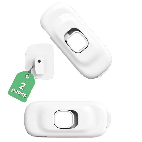 2-Pack Child Proof Refrigerator Lock for Kids with 3M Adhesive Backing
