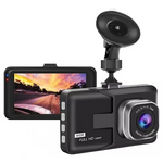 3" 1080p High-Definition Front Dashcam For Cars W/ G-Sensor