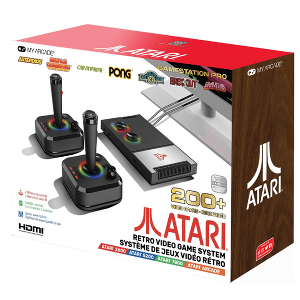 My Arcade Atari Game Station Pro: Video Game Console with 200+ Games