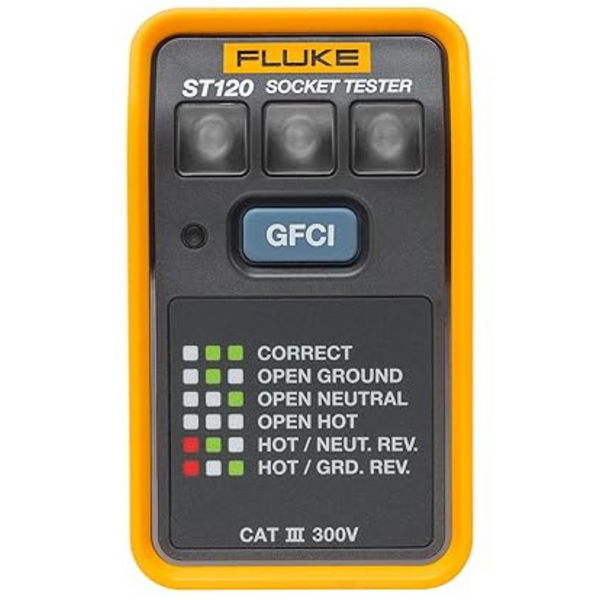 Fluke ST120 GFCI Socket Tester Without Beeper
