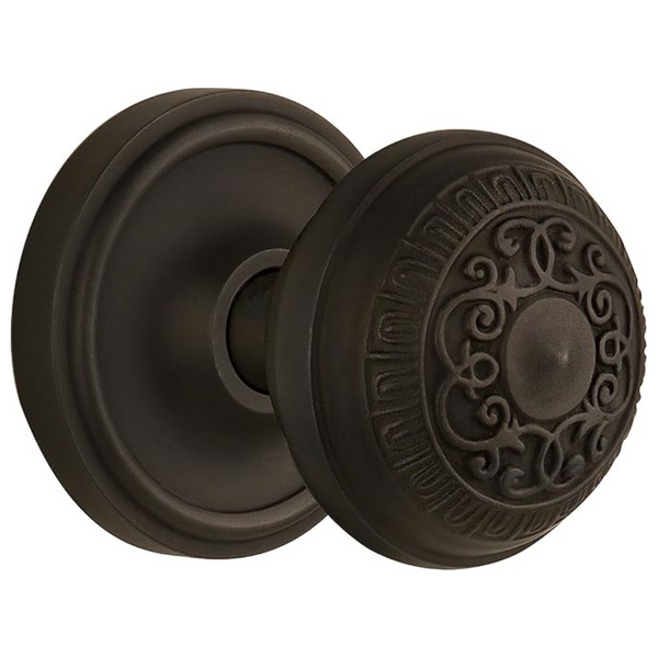 Nostalgic Warehouse Classic Rosette with Egg & Dart Round Door Knob