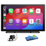 Volam 9" Apple Carplay & Android Auto Car Stereo With 1080p Backup Cam