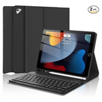 D Dingrich 10.2'' Slim Folio Smart iPad Case With Keyboard