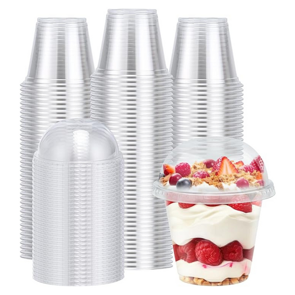 100-Pack 9 Oz Clear Disposable Plastic Cups