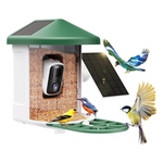 Smart Bird Feeder Camera With AI Identify Bird Species & Dual Solar Panel