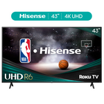 Hisense 43R6E3 43" 4K UHD LCD Roku Smart HDTV