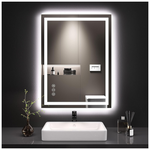 Loaao 28"L x 20"W LED Bathroom Mirror With Lights