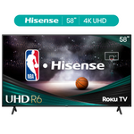 Hisense R6 Series 58" 4K Ultra HDR Smart LED Roku TV