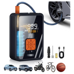 LS4012 60W 150 PSI Portable Air Pump With Pressure Gauge LED Light