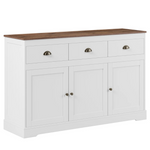 Homfa Sideboard Storage Cabinet With 3 Drawers & 3 Doors