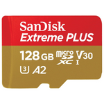 SanDisk Extreme PLUS 128GB microSDXC Memory Card