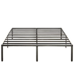 Queen Size 14" BPM Metal Platform Bed With Steel Slats (Queen Size)