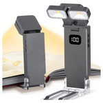 1000mAh Rechargeable Dual-Heads Clip on LED Bookmark Lamp