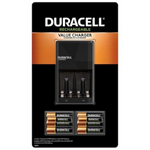 Duracell Ion Speed 1000 Charger For Rechargeable AA and AAA Batteries, Includes 6 AA And 2 AAA Pre-Charged Batteries