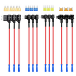12-Pack 12V Car Standard Mini Micro2 and Low Profile Fuse Taps