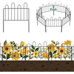 7-Pack Decorative Garden Fencing Patio Outdoor Decor 10ft