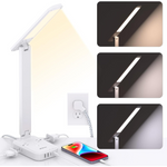 5ft Extension Cord Power Strip w/ PD 30W Touch LED Desk Lamp