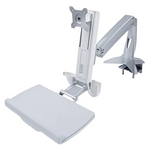 StarTech.Com Adjustable Sit-Stand Monitor Arm With Keyboard Tray