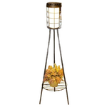 2 Pack 38 Inch Solar Floor Lamp With Tripod Plant Stands