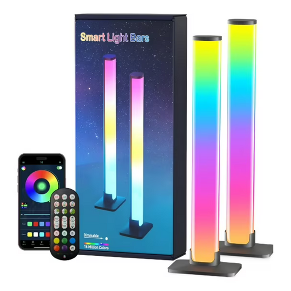 2-Pack Daybetter RGB Music Sync TV Backlight LED Light Bars