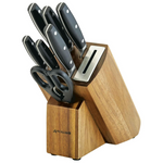 Anolon AlwaysSharp Japanese Steel Knife Block Set With Built-In Sharpener, 8 Piece