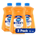 3 Bottles Of Dial Antibacterial Liquid Hand Soap Refill, Gold (52 fl oz Bottles)