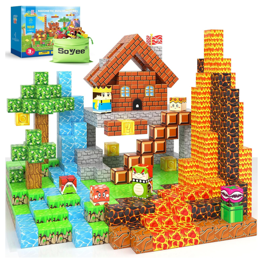 Soyee 100 Pcs Magnetic Cubes