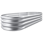 Land Guard Galvanized Raised Garden Bed Kit (4ft x 2ft x 1ft)