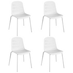4-Set KM Legend Modern Chairs With Metal Legs