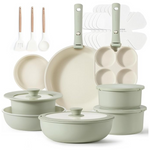 23-Piece Non Stick Pots And Pans Set W/ Versatile Detachable Handle