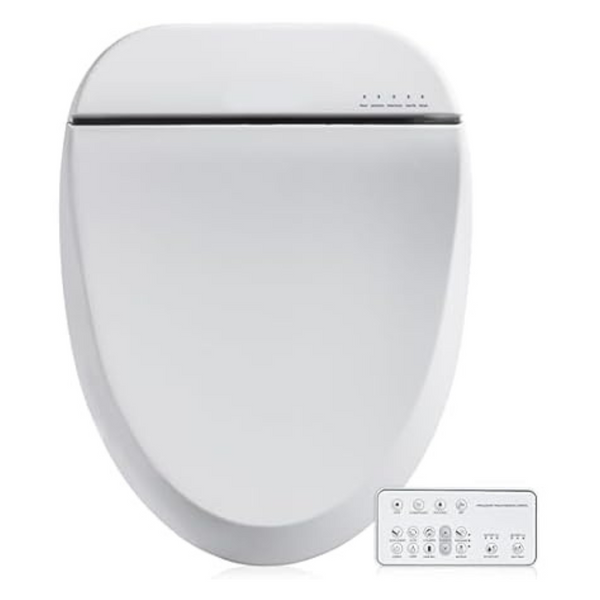 Electric Smart Bidet White Toilet Seat With Slow Close (A102S-W)