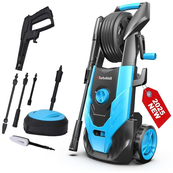 Electric High Pressure Washer With 10'' Surface Cleaner