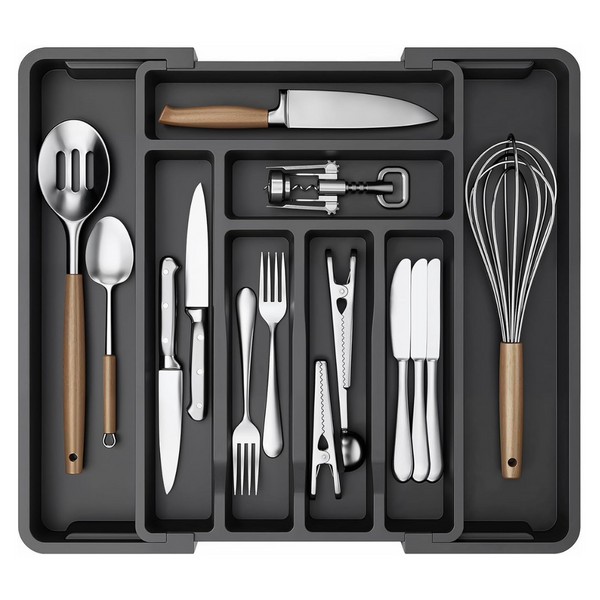 Amada Home Furnishing Expandable Silverware Drawer Organizer