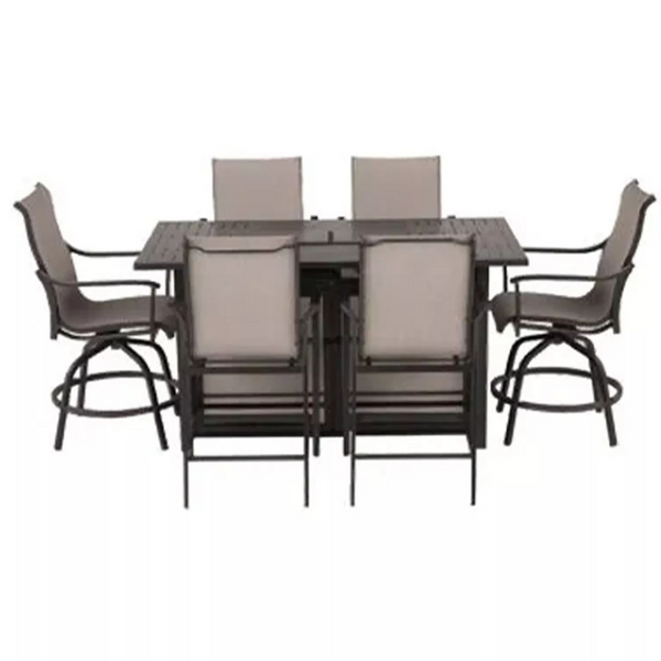 Four Seasons Courtyard Manhattan 6 Piece High Chair Patio Dining Set