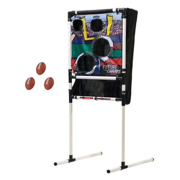 Franklin Sports Multi-Color Football Target Toss Game, 4 Pieces
